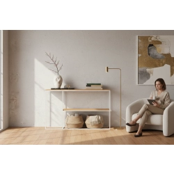 KONSOLA Z DREWNA LITEGO DĄB OLCHA JESION SKD-371